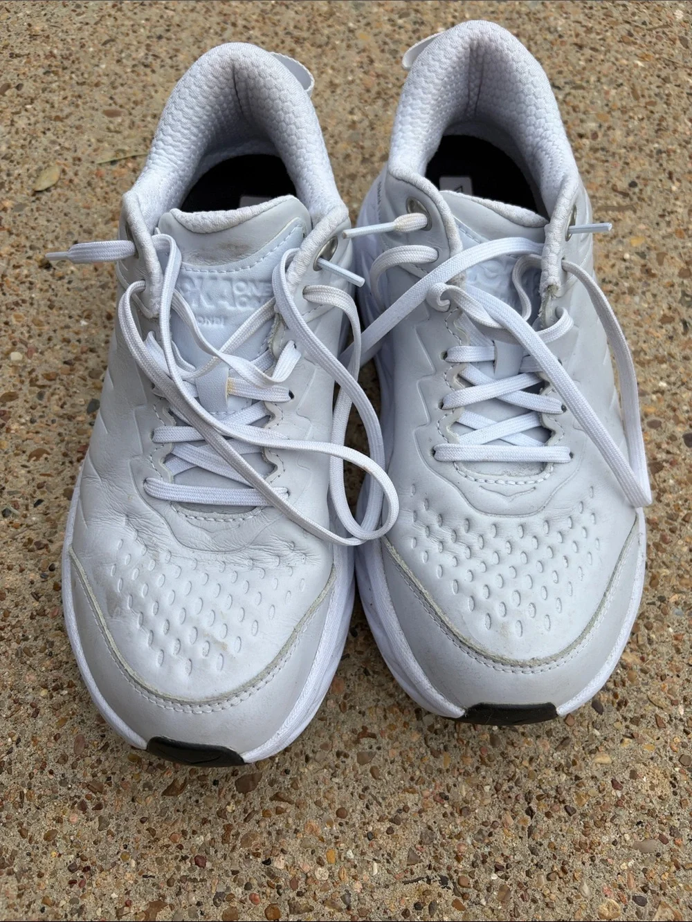 Hoka All-White Women's Athletic Sneakers